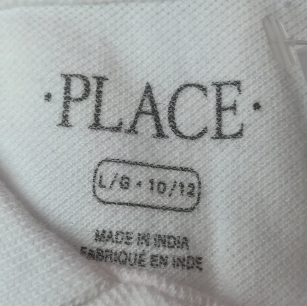 The Children's Place 2 Pack Blue and White Short Sleeve Polo Shirts size Large